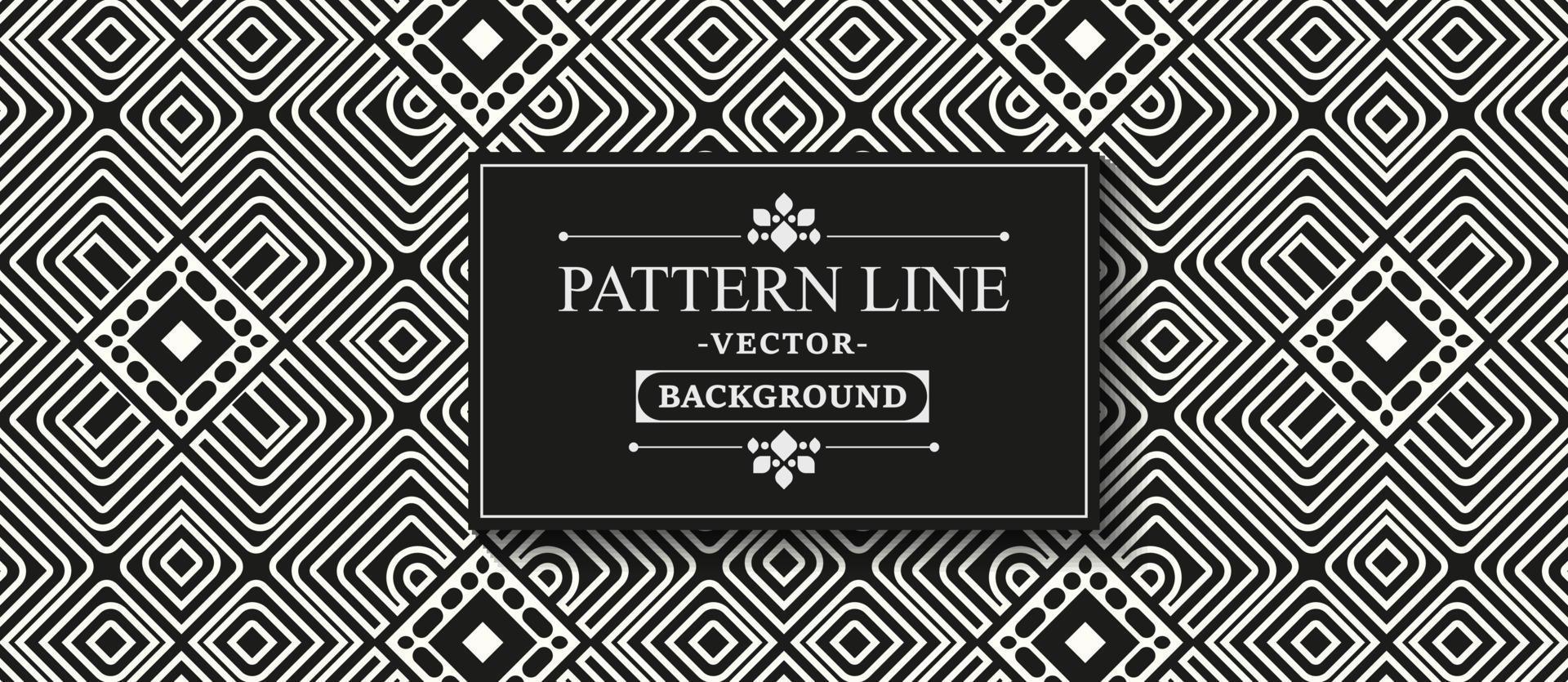 geometrische lijnpatroon ontwerpsjabloon vector