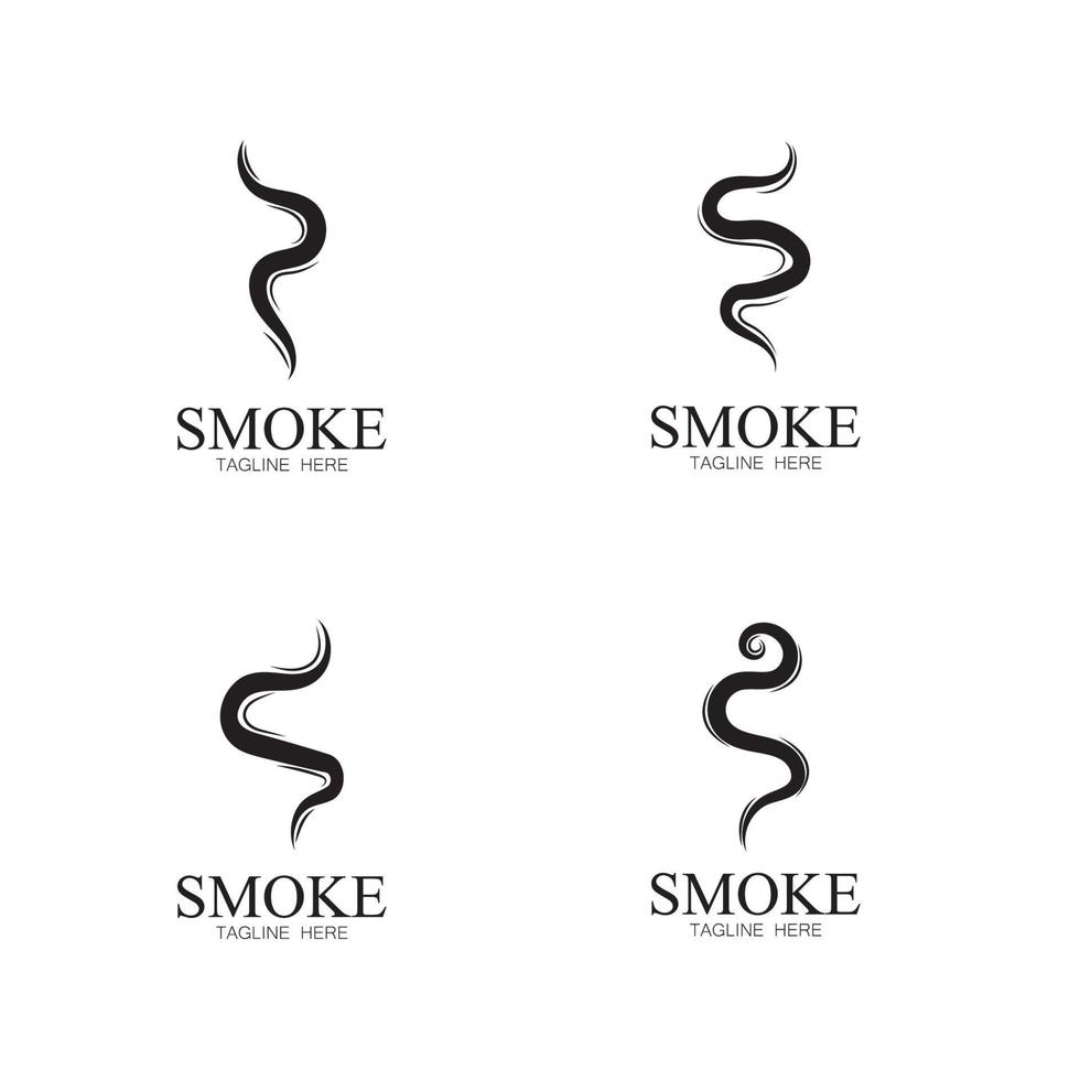 rook stoom pictogram logo afbeelding geïsoleerd op een witte achtergrond aroma verdampen pictogrammen. geuren vector lijn icoon heet aroma stinken of koken stoom symbolen ruiken of damp