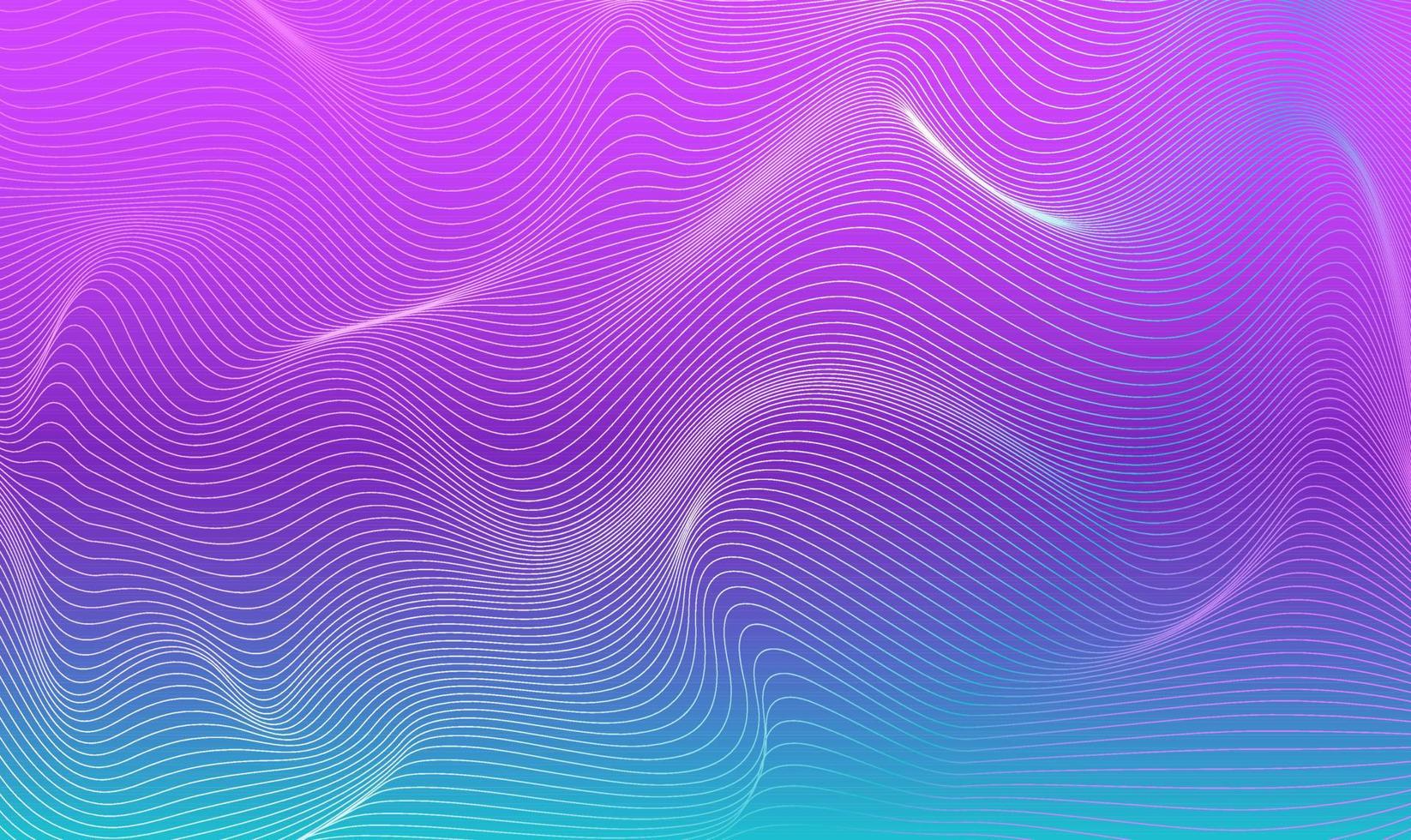 abstracte kleurrijke achtergrond van golvende lijnen. vector