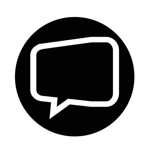 Chat dialoog pictogram vector
