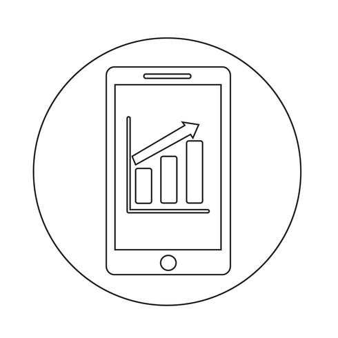 mobiele telefoonpictogram vector