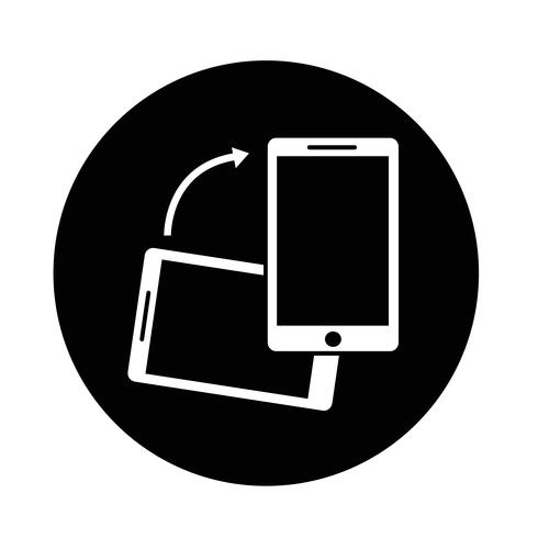 mobiele telefoonpictogram vector