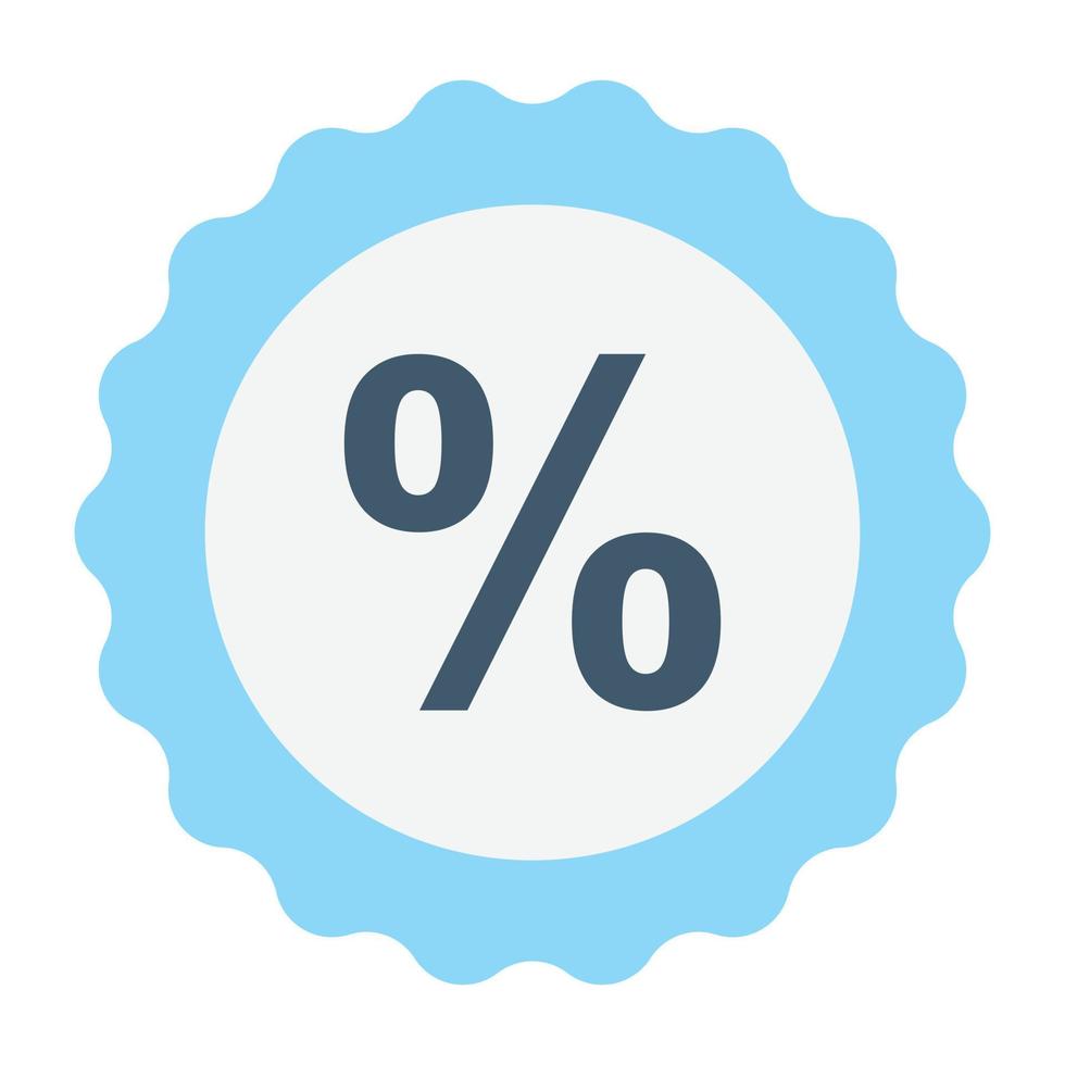 trendy percentageconcepten vector