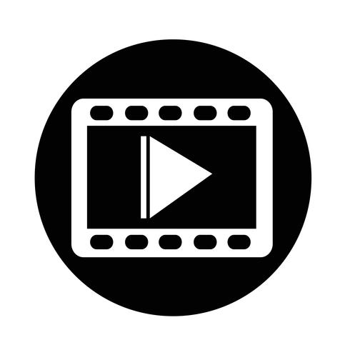video film icoon vector