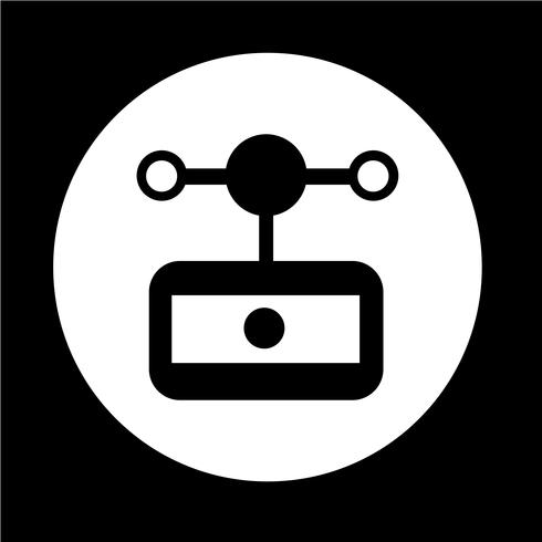 anemometer windmeter pictogram vector