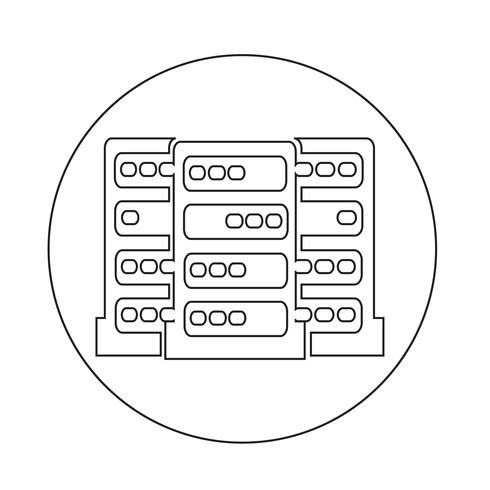 Computer Server-pictogram vector