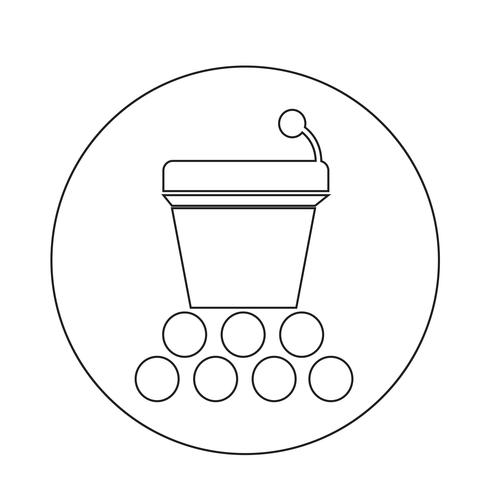 Podium pictogram vector