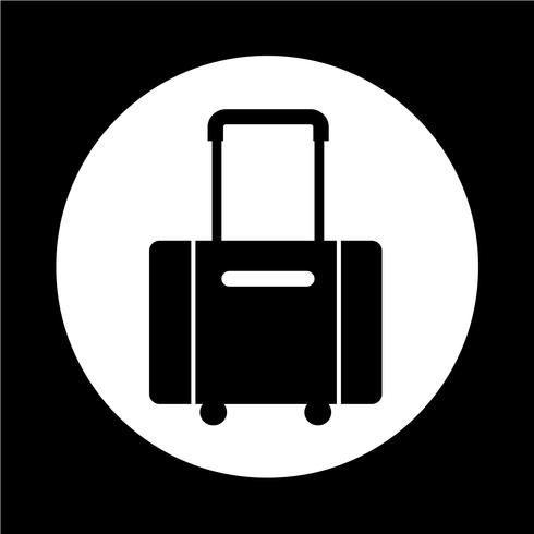 Bagage symboolpictogram vector