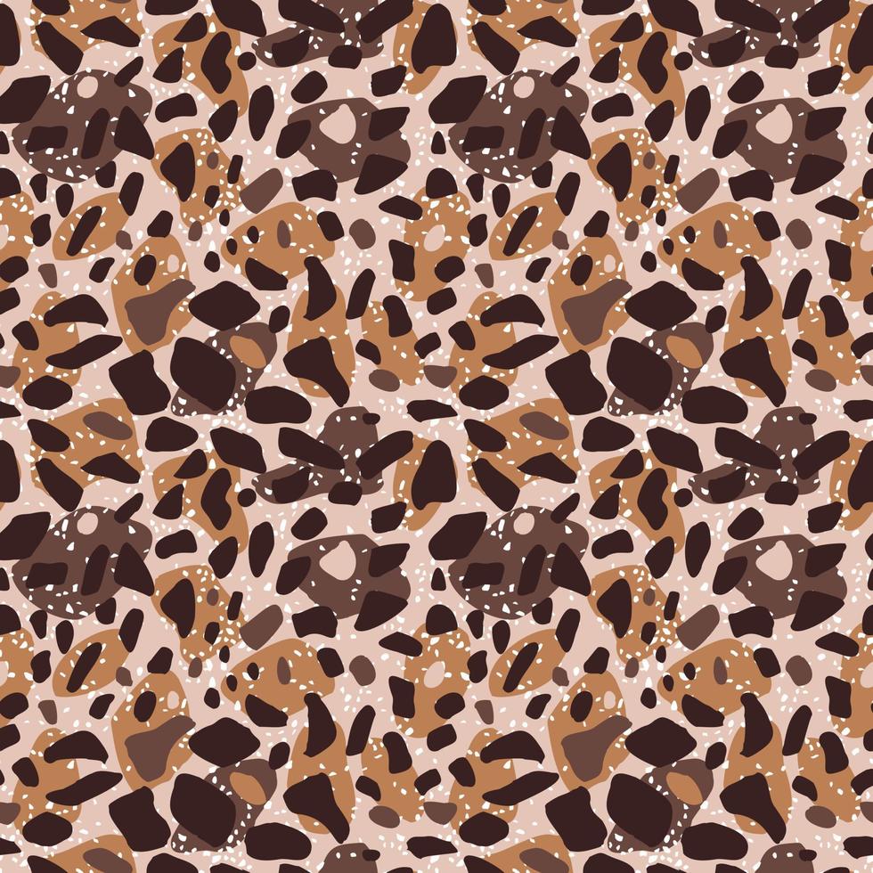 naadloze patroon giraf geïsoleerd op een witte achtergrond. Afrikaanse dieren huid. textielontwerp mode print van savanne. vector