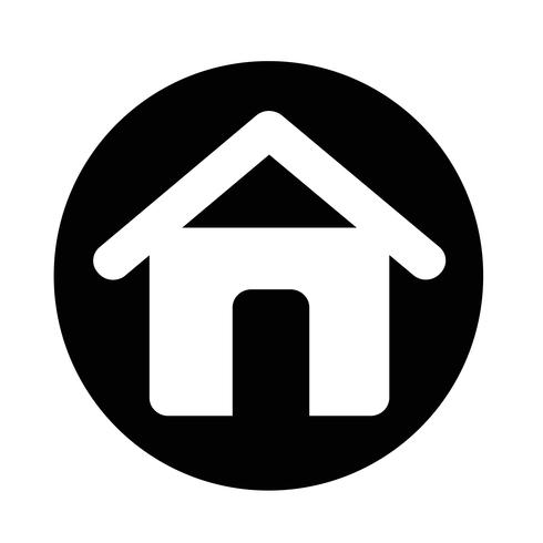 Onroerend goed huis pictogram vector