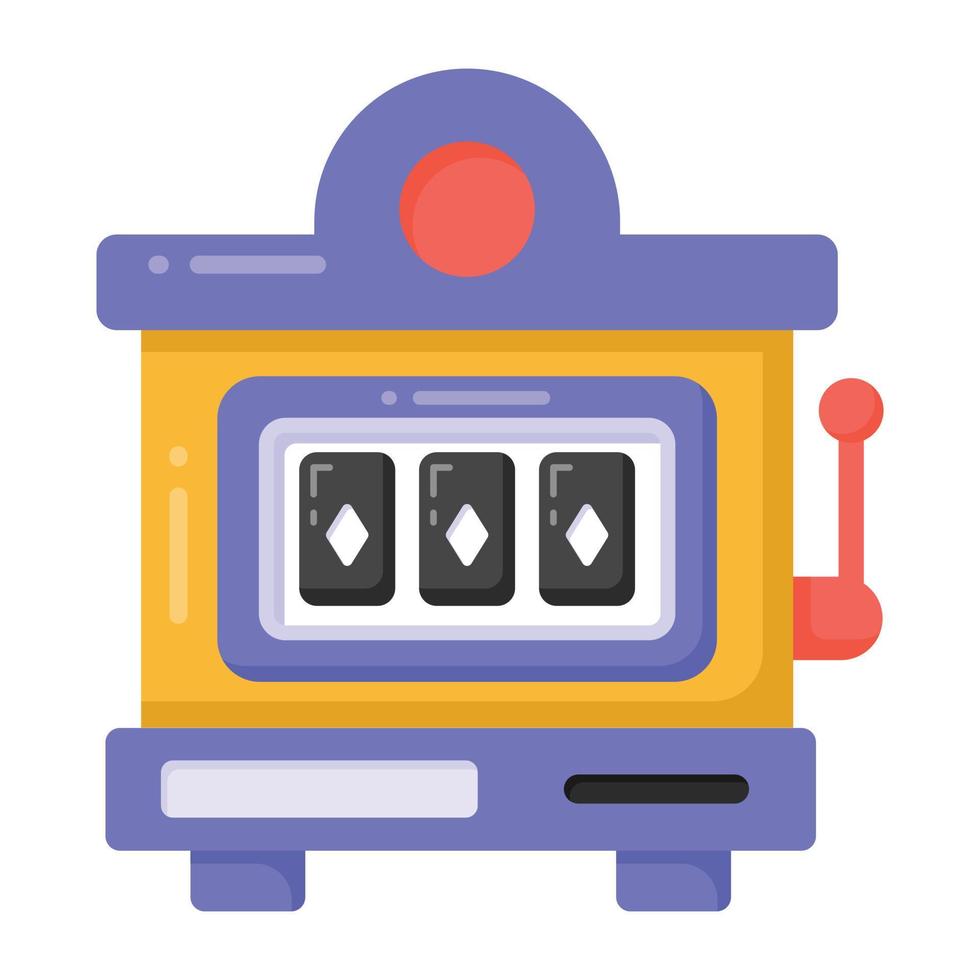 een retro game machine plat pictogram downloaden vector