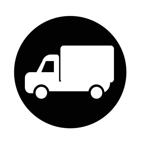 Auto vrachtwagen pictogram vector