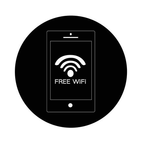 Teken van wifi-pictogram vector