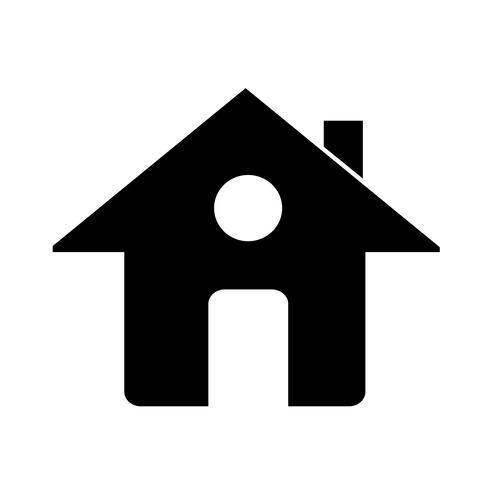 Teken van huis pictogram vector