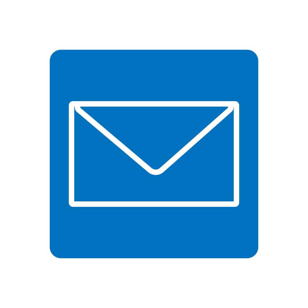 e-mail icoon. e-mail symbool platte vector grafische illustratie geïsoleerd
