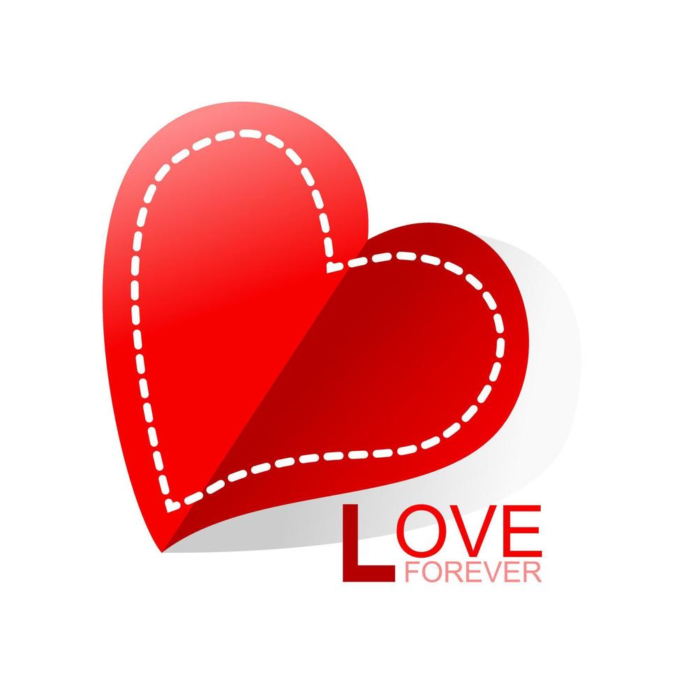 liefde symbool. hart pictogram vector. vector