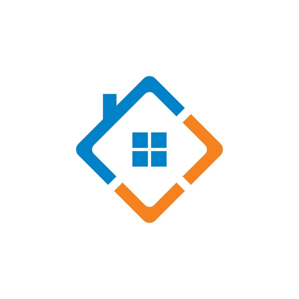 huis vector, onroerend goed logo vector