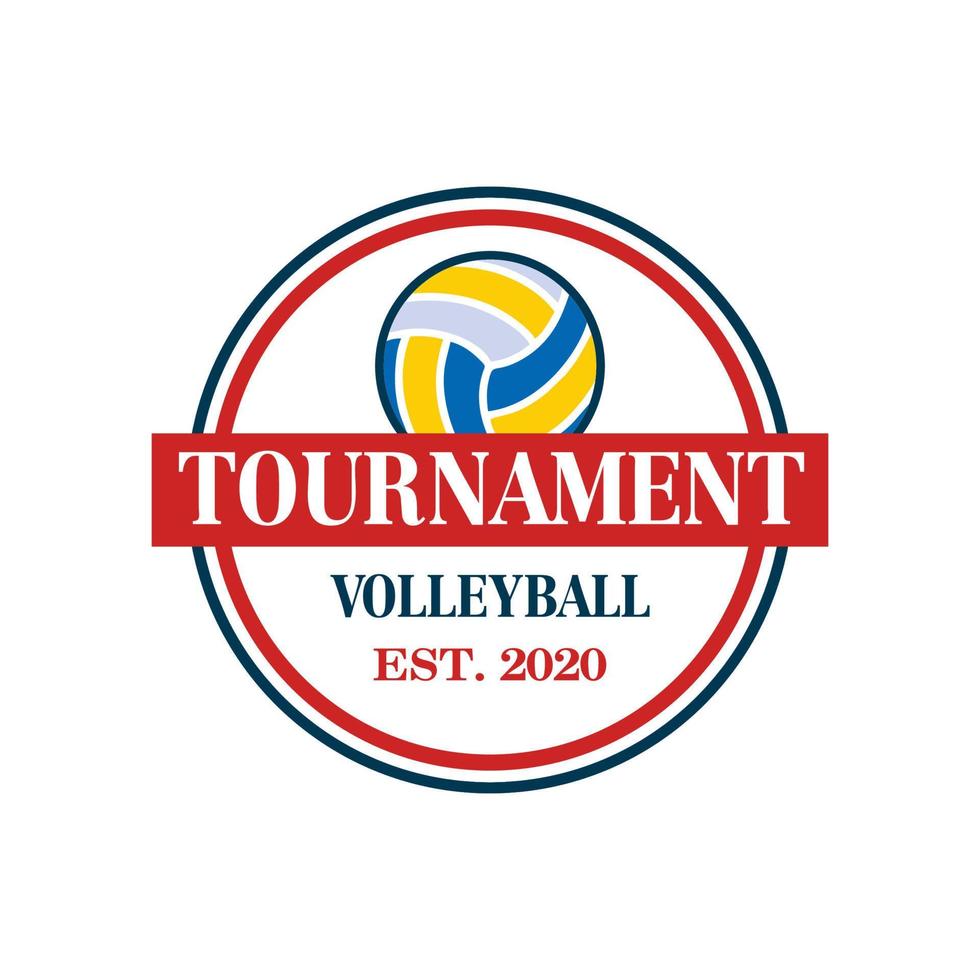 volleybal vector, sport logo vector
