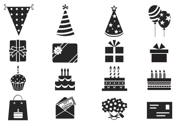 Verjaardag Vector Symbol Pack