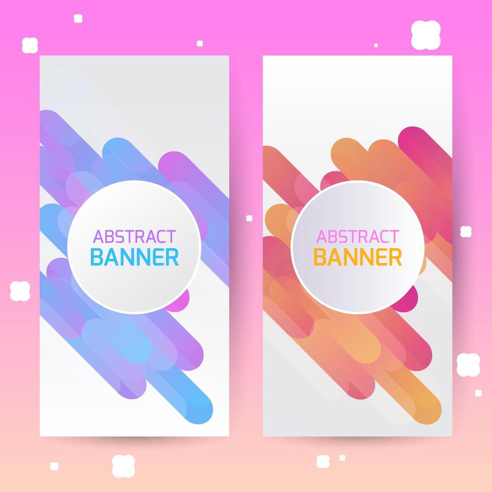 Covers met geometrisch patroon. Kleurrijke achtergronden. Toepasbaar voor banners, posters, posters, flyers. vector