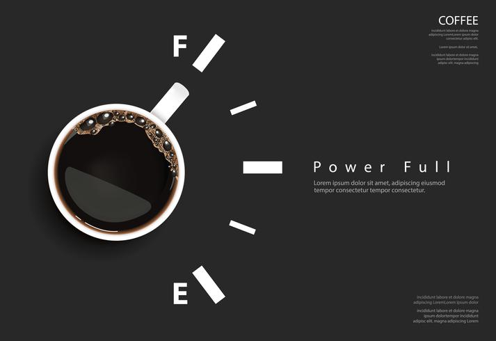 Koffieaffiche Advertentie Flayers Vector Illustration