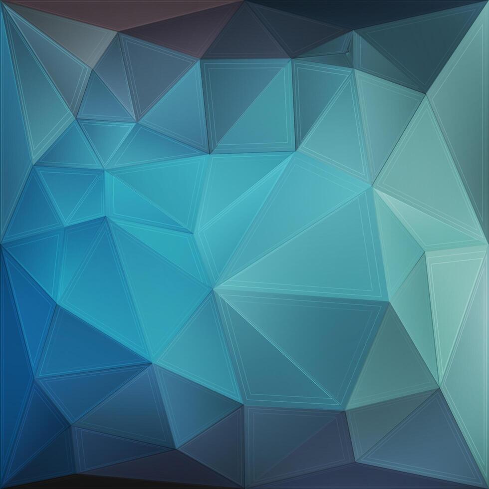 Blauwe geometrische achtergrond vector