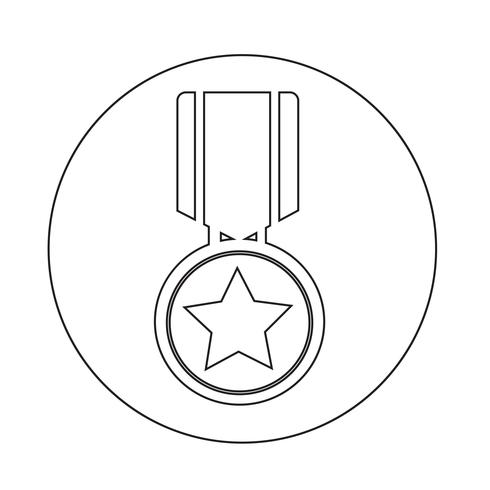 medaille pictogram vector