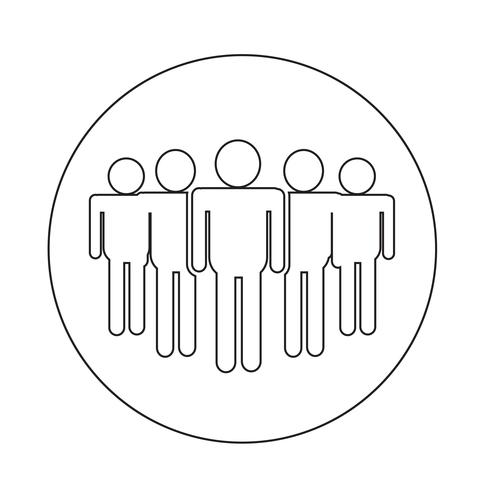 People Team-pictogram vector