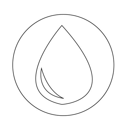 water pictogram vector