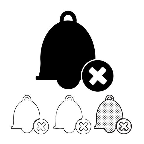 bell pictogram vector