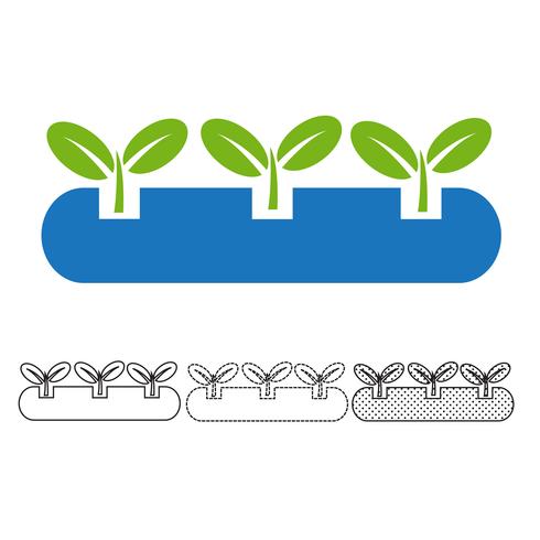 Plant pictogram vector