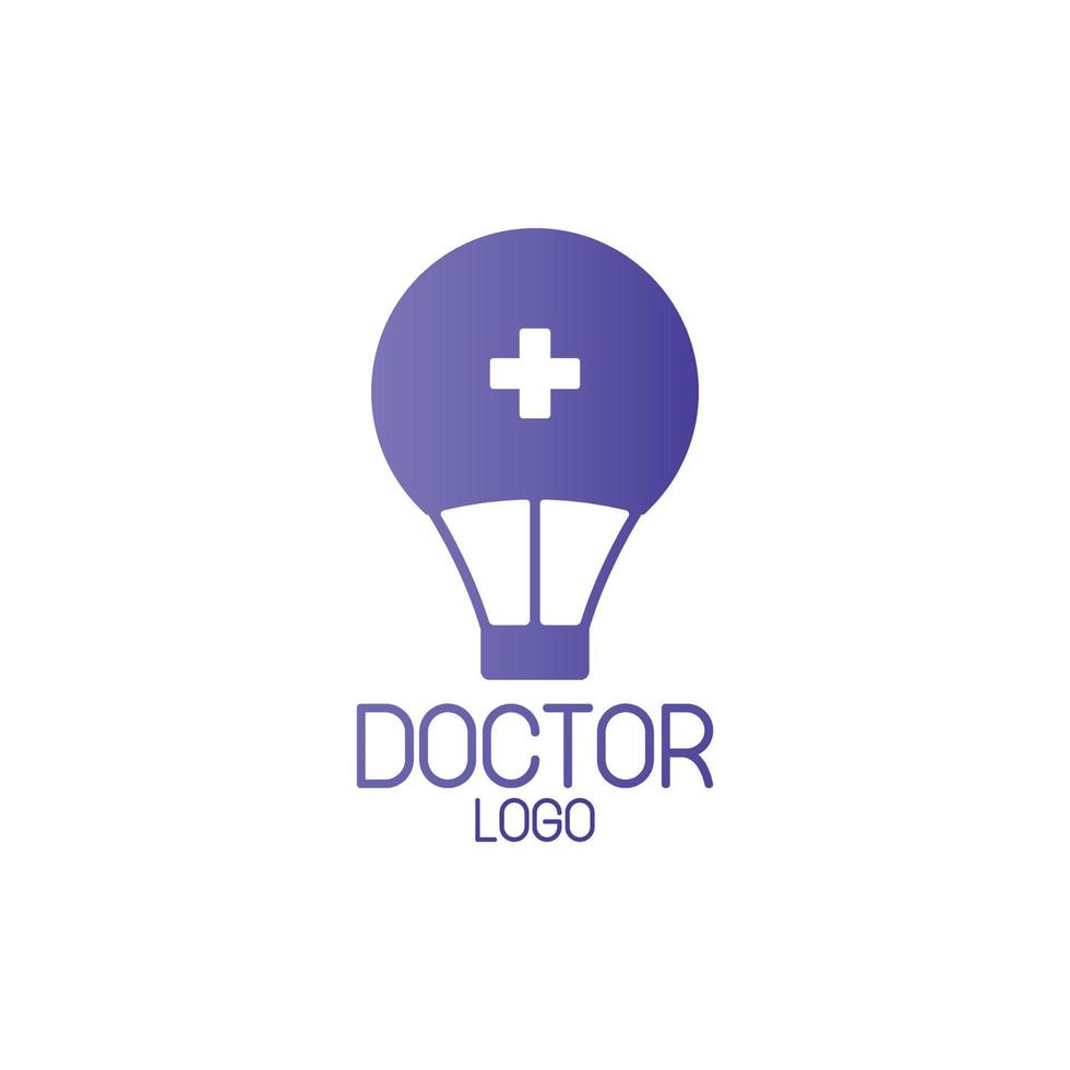 dokter logo gezondheid moderne concept art vector