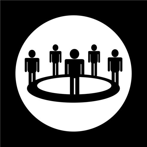 People Team-pictogram vector