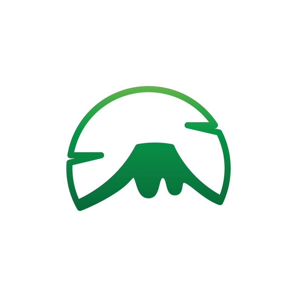berg logo modern ontwerpconcept vector
