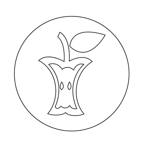 Apple-pictogram vector
