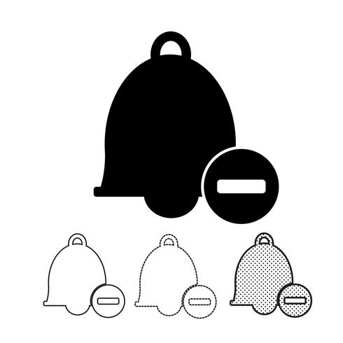 bell pictogram vector