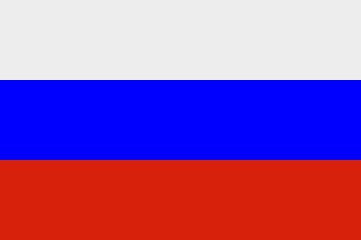 Russische vlag vector pictogram. de vlag van rusland.