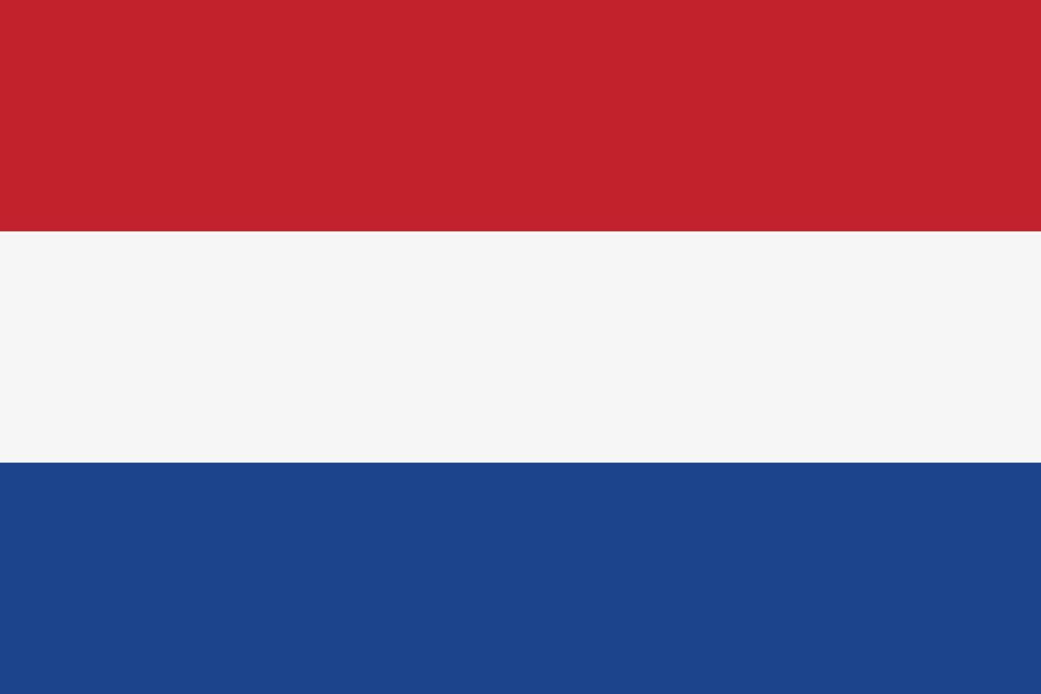 Nederlandse vlag vector pictogram. de vlag van nederland