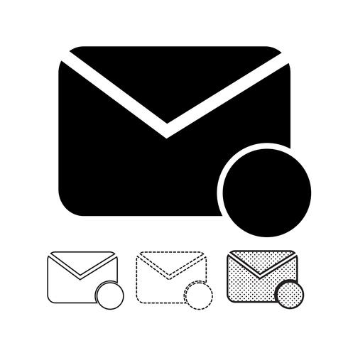 e-mail mail pictogram vector