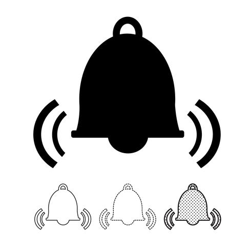 bell pictogram vector