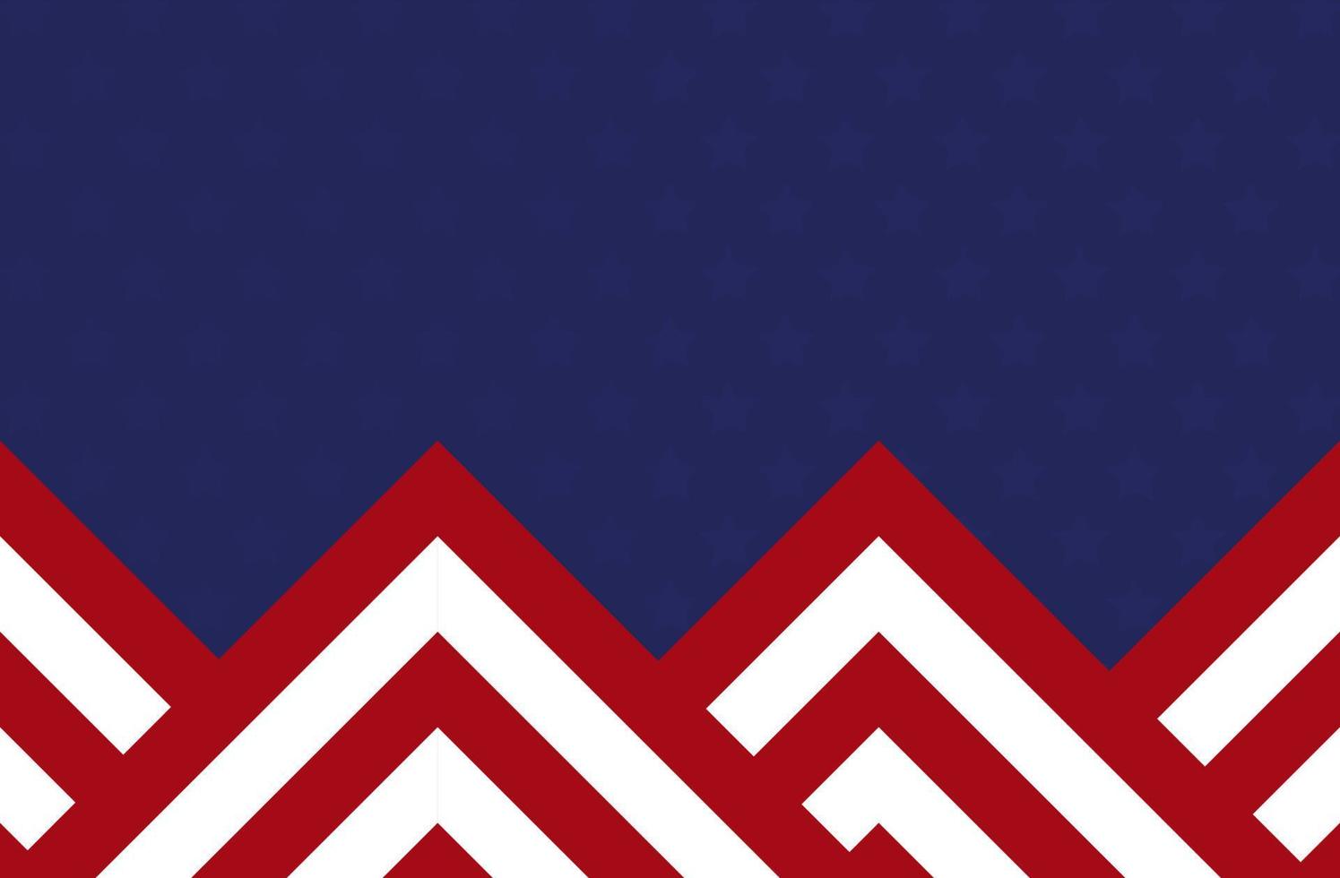 abstracte achtergrond met elementen van de Amerikaanse vlag in rode en blauwe kleuren vector