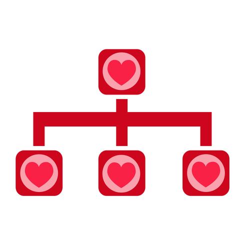 Hart vector pictogram