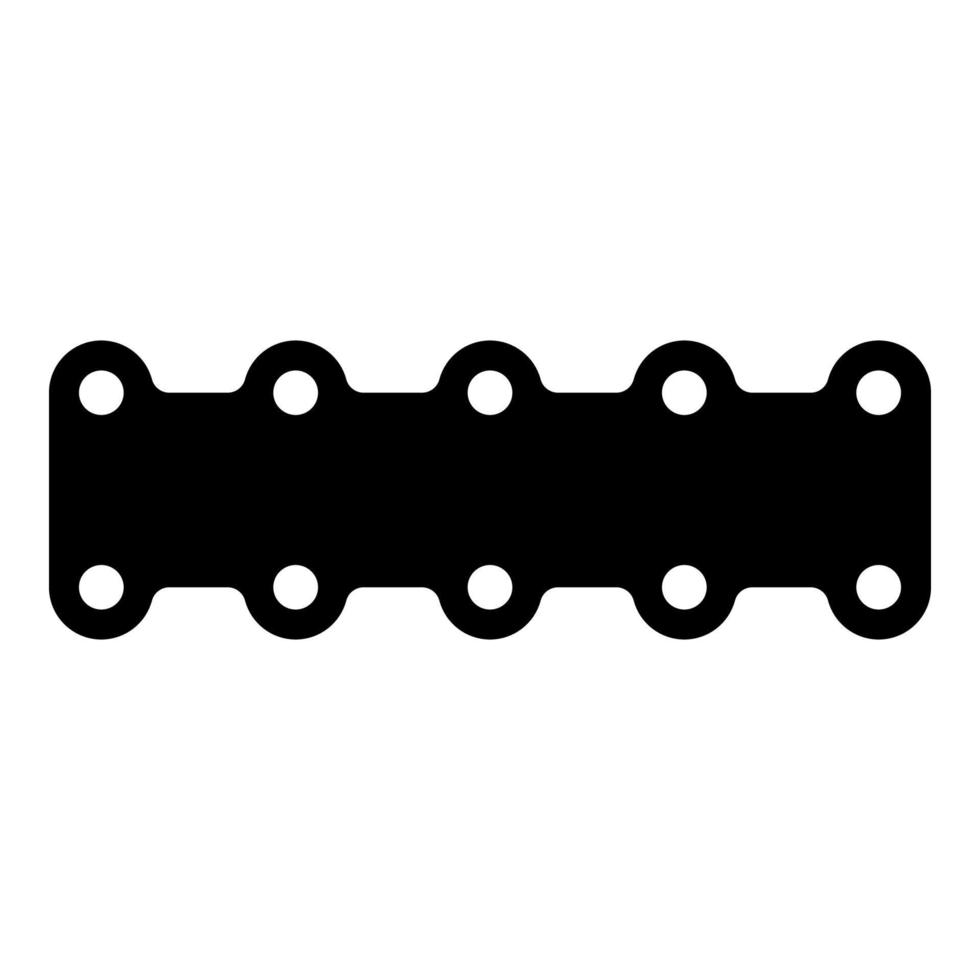 motor pakking auto pictogram zwarte kleur vector illustratie afbeelding vlakke stijl