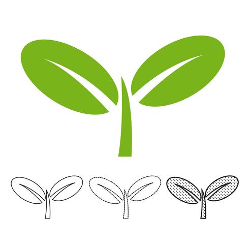 Plant pictogram vector