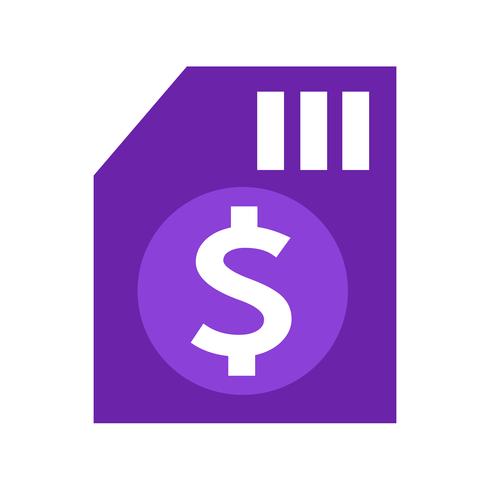 Dollar teken geld pictogram vector