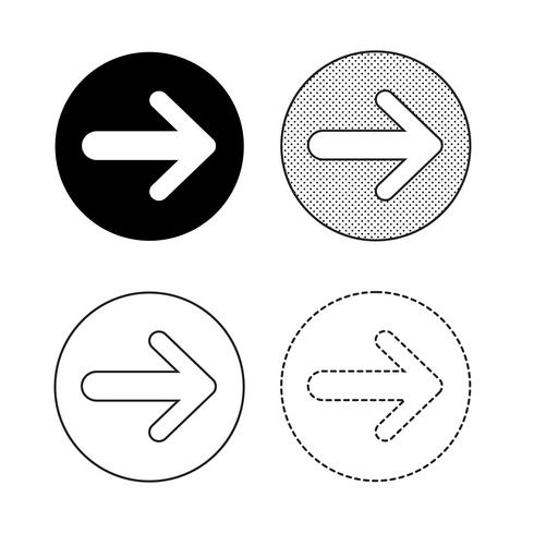 Pijl pictogram vector