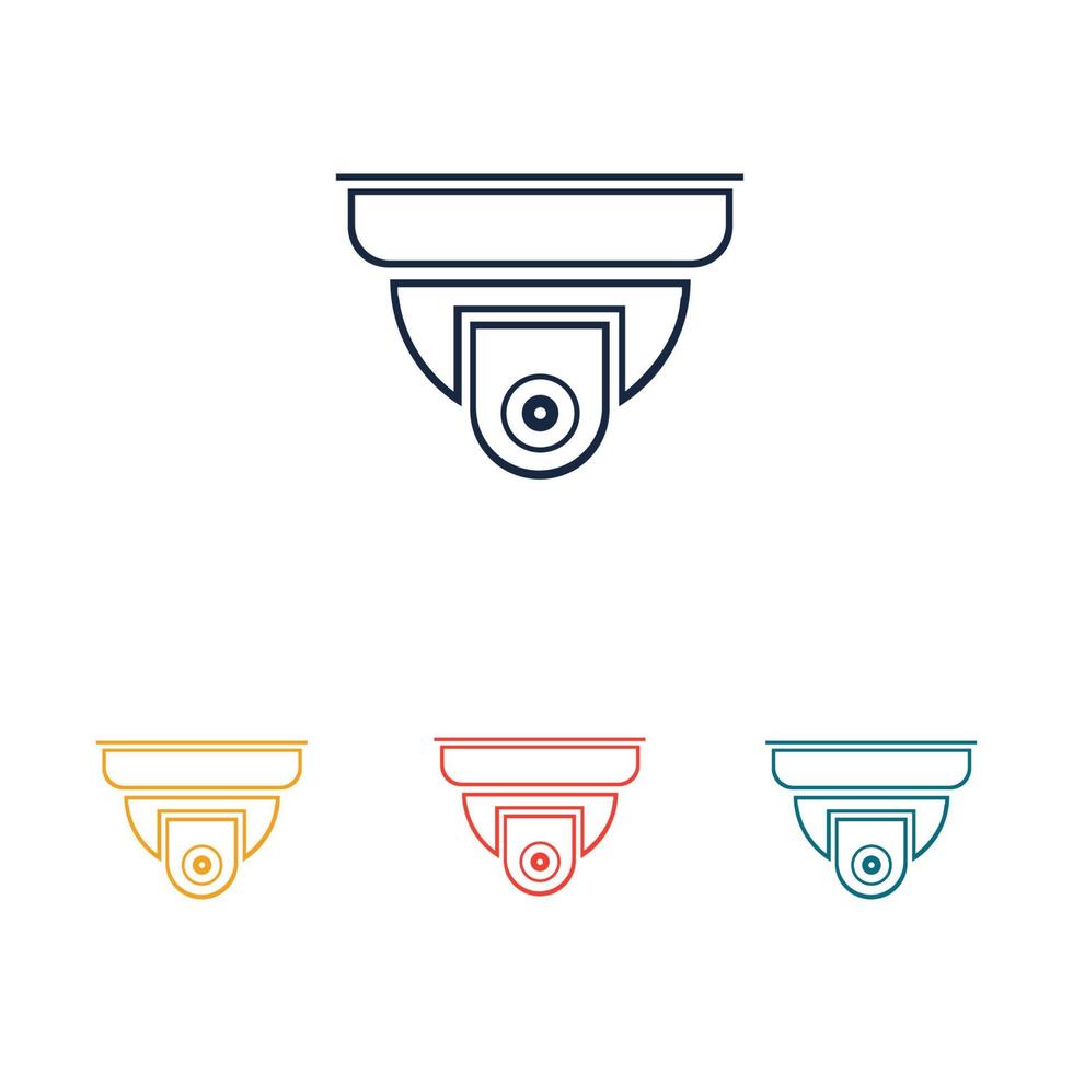 cctv logo afbeelding vector