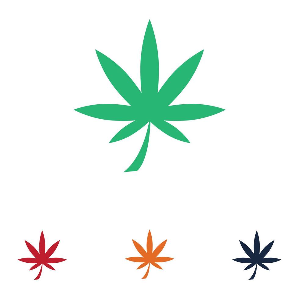 cannabis logo ontwerp vector