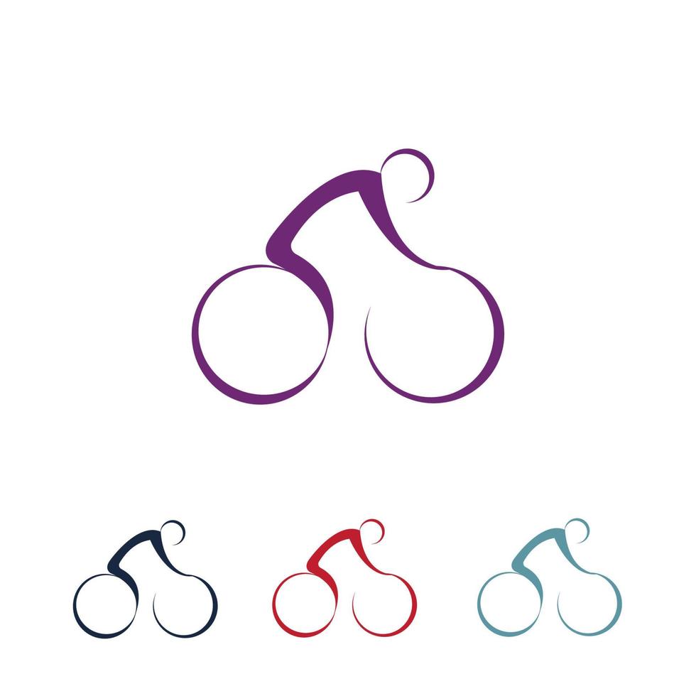 fiets logo vector