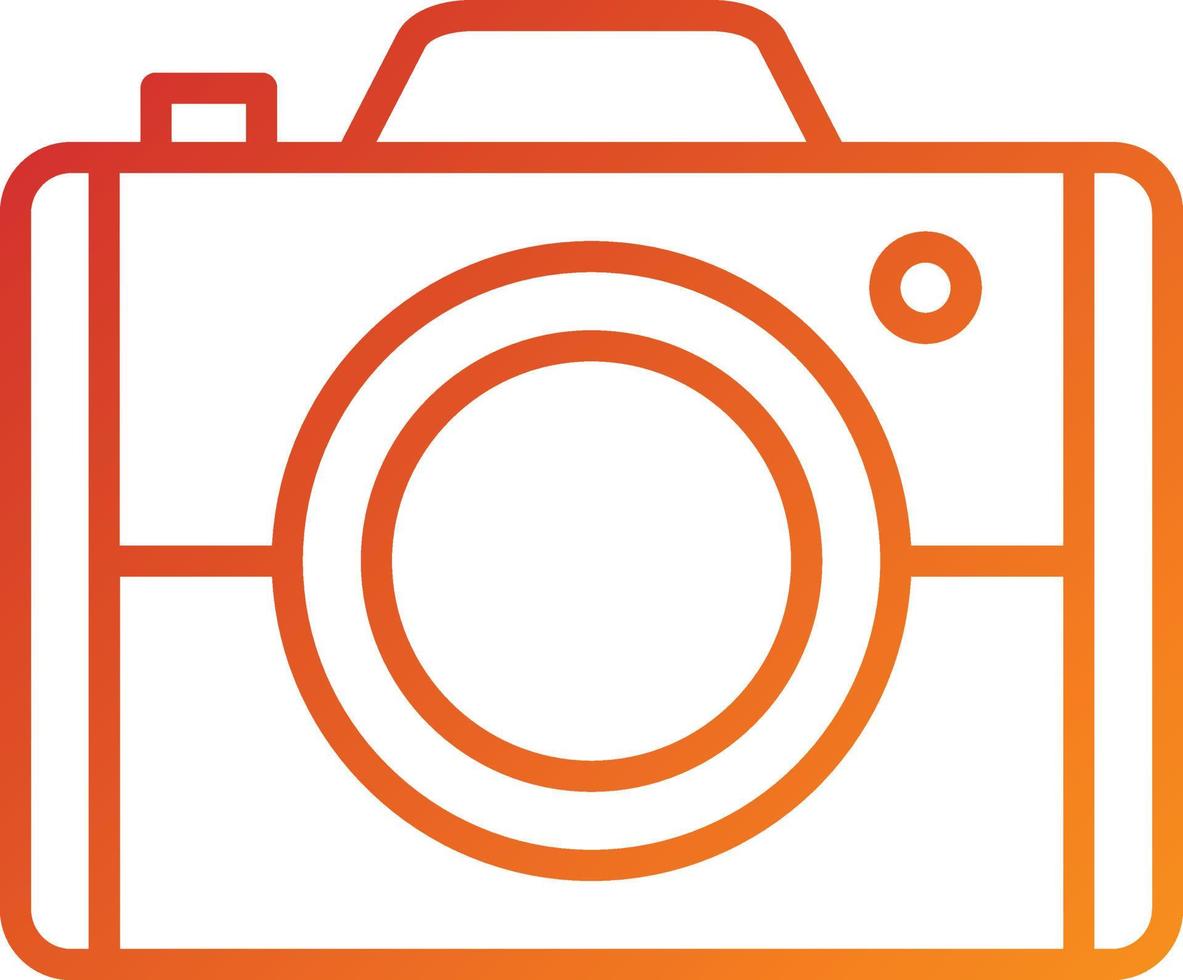 camerapictogramstijl vector